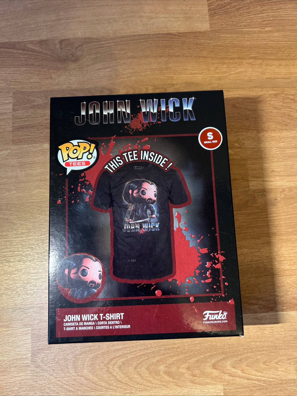 Funko Pop Tees John Wick - Size S - Sealed