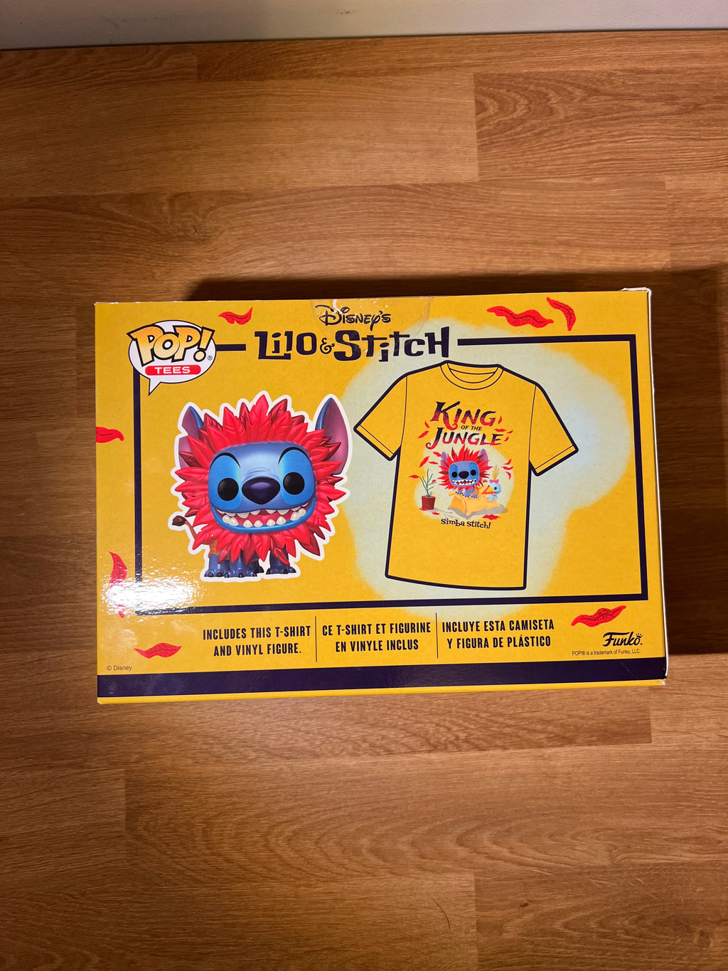 Funko Pop & Tee - Disney: Lilo & Stitch King of the Jungle - T-Shirt (Small)