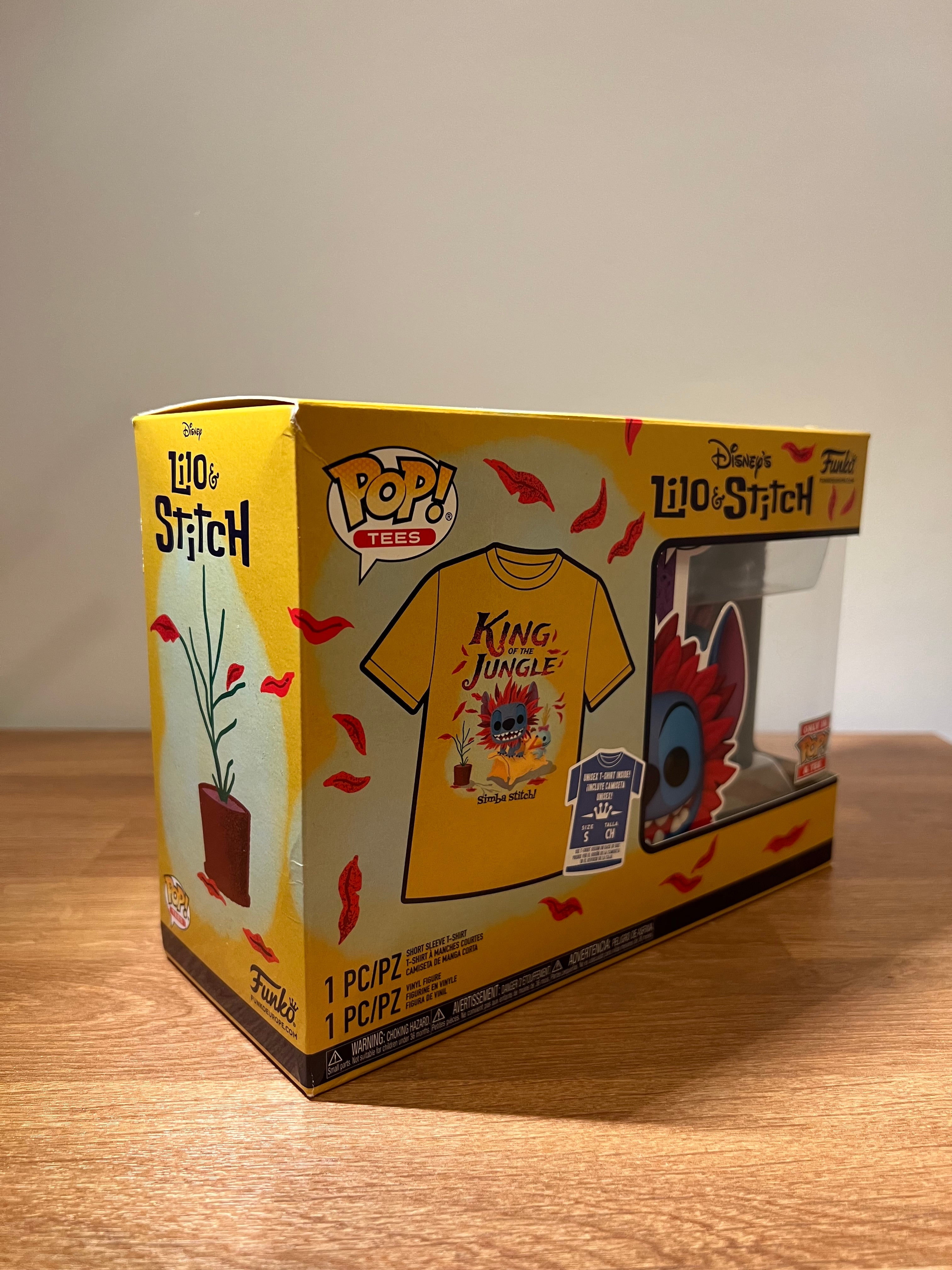 Funko Pop & Tee - Disney: Lilo & Stitch King of the Jungle - T-Shirt (Small)
