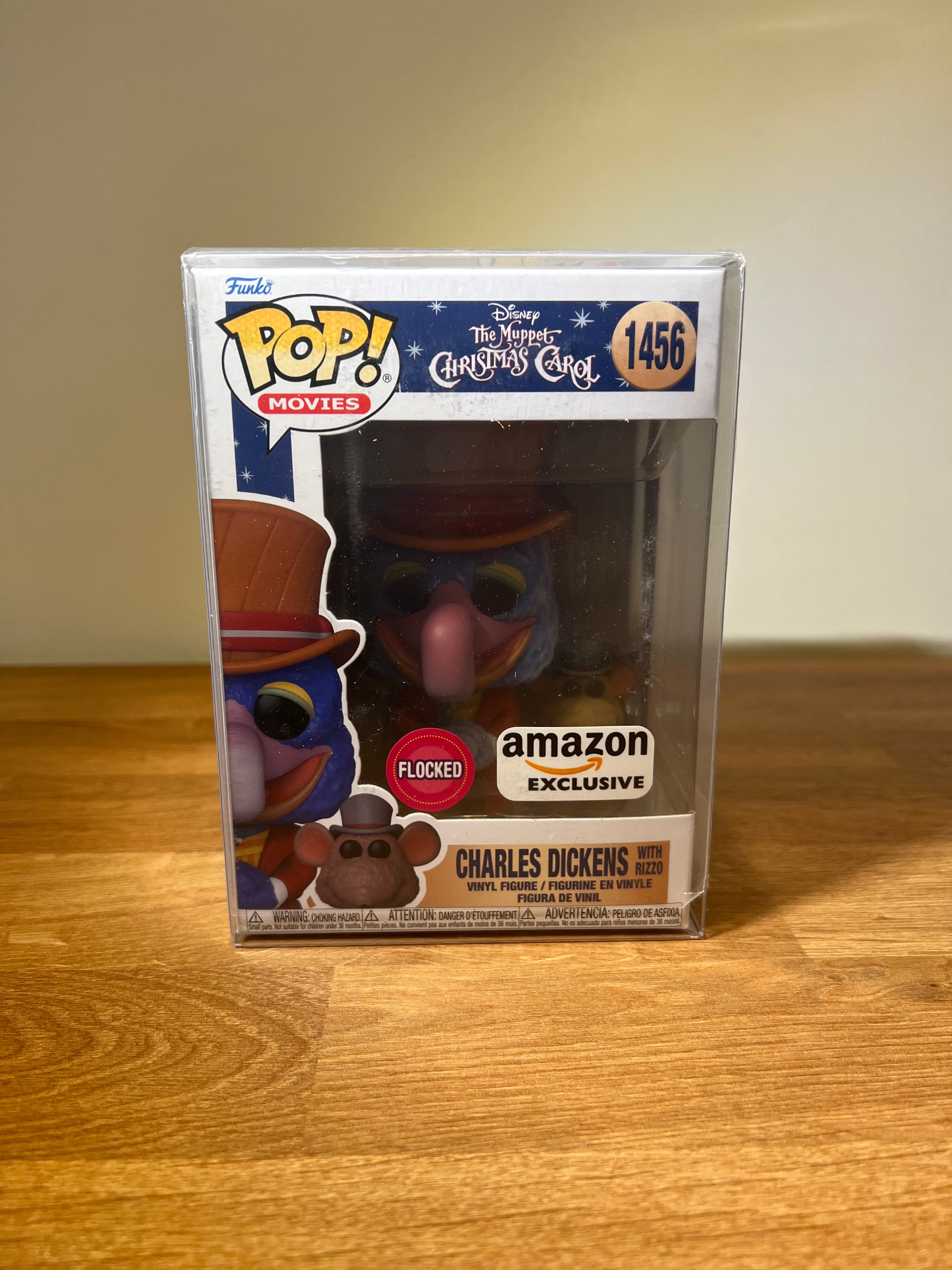 Funko Pop! Muppets Christmas Carol Gonzo Charles Dickens - Amazon Exclusive - Flocked