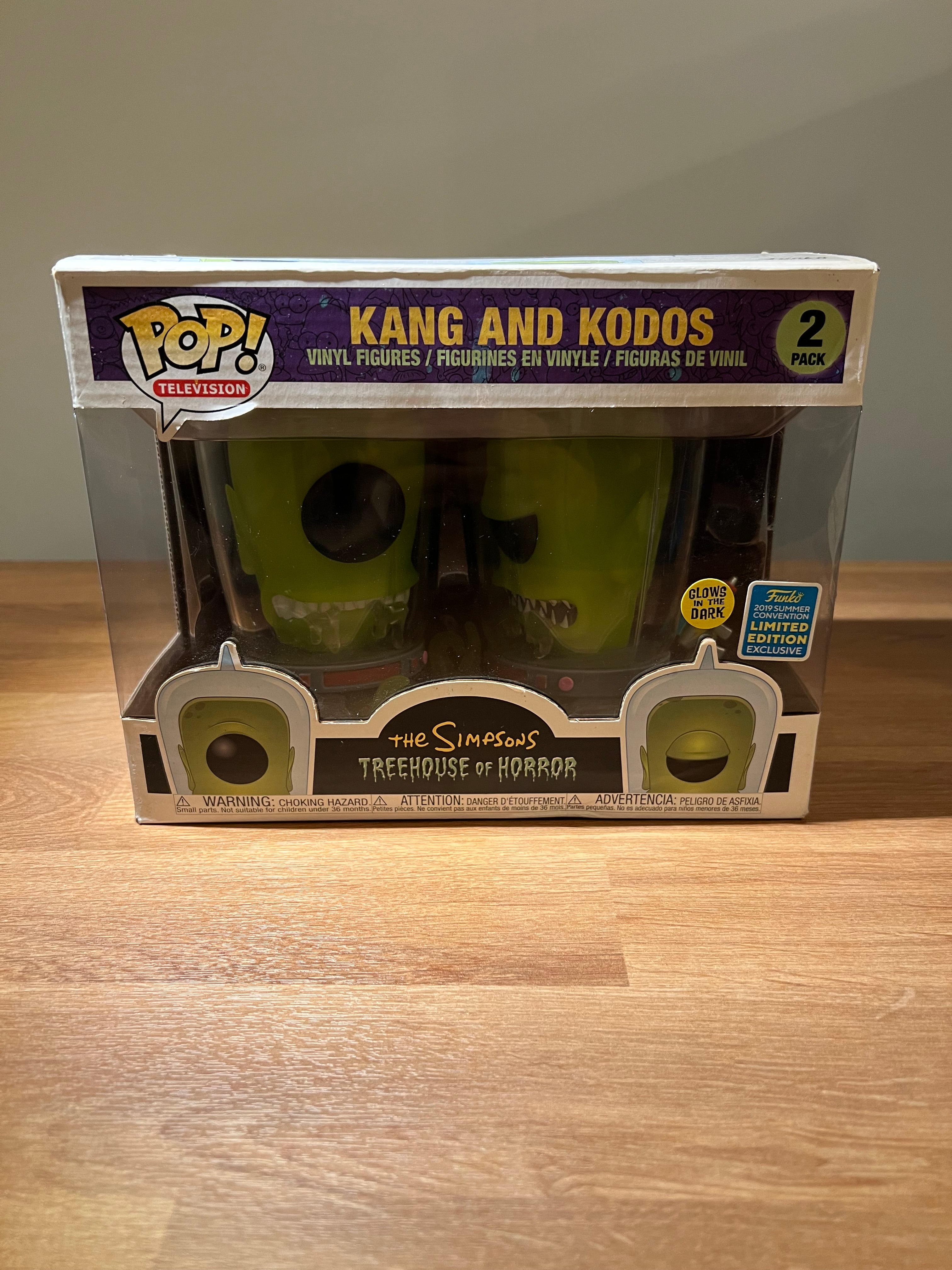 Funko Pop The Simpsons Kang And Kodos SDCC 2019 Exclusive